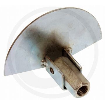 Ks tools halfronde-schraper, Ø 100 mm Ø 100 mm - spezial-werkzeugstahl, m12 innengewinde