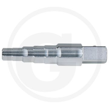 Ks tools universele sleutel, 6 maten, 9,5-17 mm, 3\/8\"-1\/2\"-3\/4\", umsteckratsche 130.1000