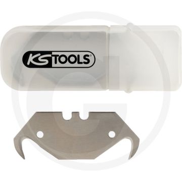 Ks tools haakmessen voor professionele snijmessen - 10-delig set met trapeziummesjes