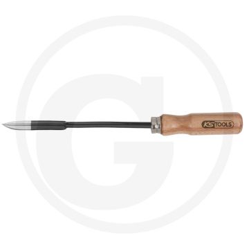 Ks tools dreikant-löffelschaber, 420mm - spezial-werkzeugstahl, 12x12x420mm