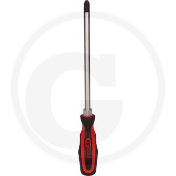 Ks tools ergotorqueplus schraubendreher, pz4, 310mm - gehärtete klinge & optimale drehkraftübertragung