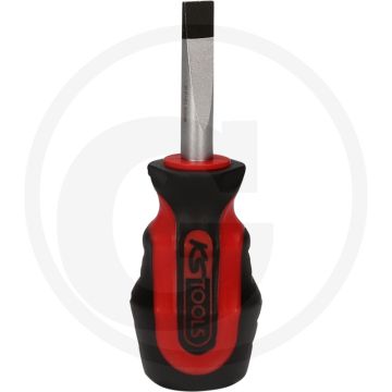 Ks tools ergotorqueplus schlitz-schraubendreher, kurz, 8mm - extra kurze klinge