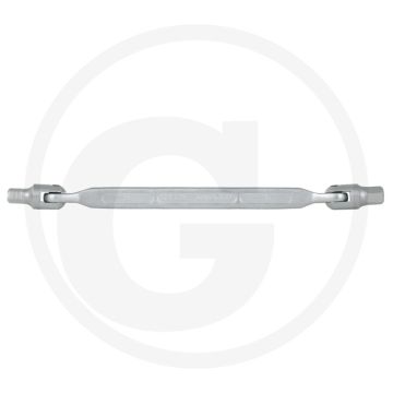 Ks tools classic dubbele gewrichtsleutel, binnenzeskant, 3x4 mm - extra großer schwenkbereich