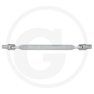 Ks tools classic dubbele gewrichtsleutel, binnenzeskant, 5x6 mm - extra großer schwenkbereich
