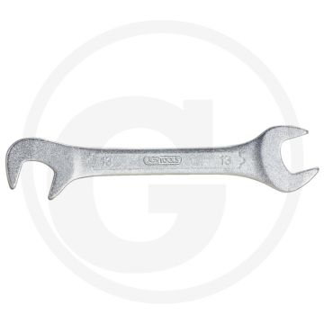 Ks tools classic dubbele steeksleutel, 15° en 75° gebogen, 6mm - extra flach, geschmiedet