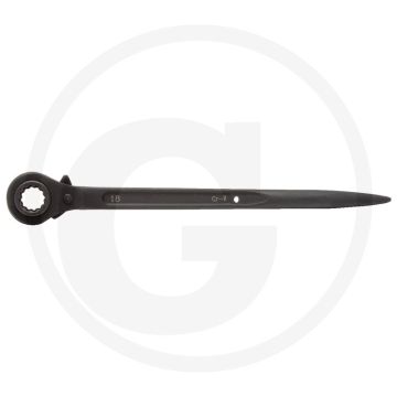 Ks tools werfpuntratel, omschakelbaar, 13x17 mm - flanktraction-profil, 32 zähne, stabil