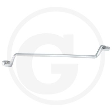 Ks tools chromeplus® dubbele ringsleutel, gebogen, 1"x1.1/8" - flanktraction-profil, dünnwandig, hochglanz verchromt