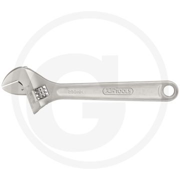 Ks tools classic schroefsleutel met 2-componenten greep, verstelbaar, 28 mm - din 3117 form a, maulstellung 15° abgewinkelt