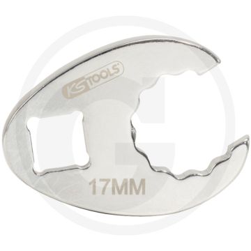 Ks tools 3/8" chromeplus® opsteek-steeksleutel, twaalfkant, 10 mm - hoogglans verchroomd