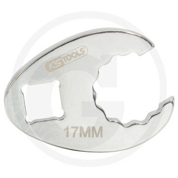 Ks tools 3/8" chromeplus® opsteek-steeksleutel, twaalfkant, 15 mm - hoogglans verchroomd, 12-kant, 60g