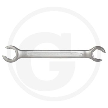 Ks tools classic open dubbele ringsleutel, gebogen, 17x19 mm - ideaal voor sanitair-endmontage