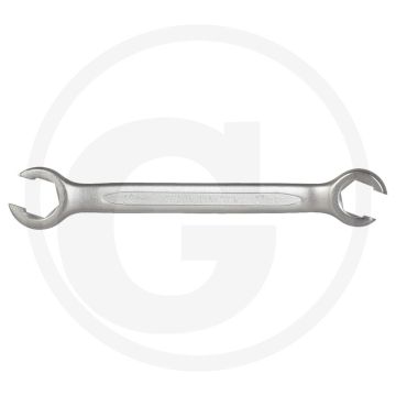 Ks tools classic open dubbele ringsleutel, gebogen, 19x22 mm - 6-kant, din 3118, chrom vanadium