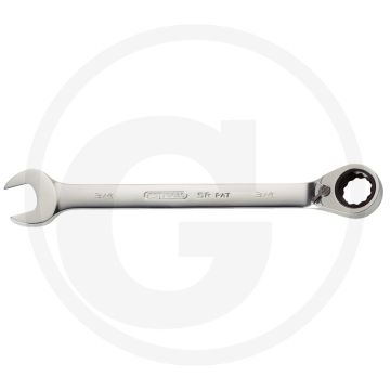 Ks tools gearplus® ratelringsteeksleutel, omschakelbaar, 9/16", 72 tanden