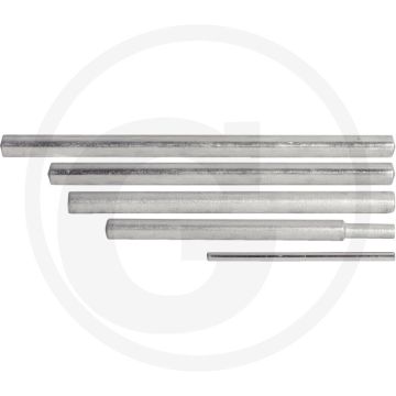 Ks tools : barres de serrage pour clé à tube, 36 x 41-46 x 50 mm, entièrement trempées, finition satinée mate, chrome-vanadium