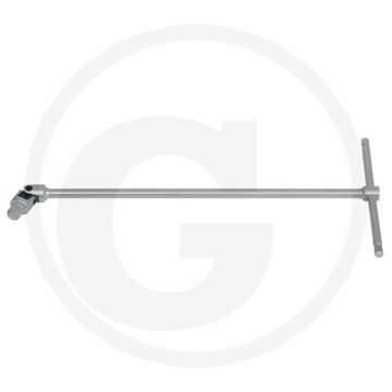 Ks tools classic t-greep kniegewrichtsleutel, extra lang, 3/8" - voor moeilijk bereikbare plekken