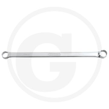 Ks tools chromeplus® dubbele ringsleutel, extra lang, 8x10 mm, flanktraction-profil, dünnwandig, hochglanz verchromt, chrom-molybdän