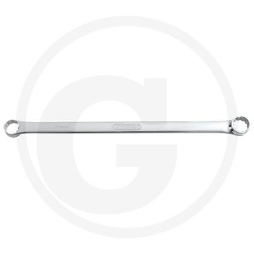 Ks tools chromeplus® dubbele ringsleutel, extra lang, 17x19 mm - flanktraction-profil, dünnwandig, hochglanz verchromt, chrom-molybdän
