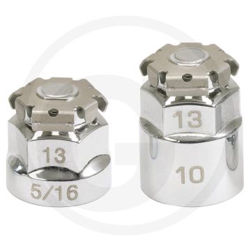 Ks tools gearplus® bit-adapterset, 2-delig, 5/16"-10 mm - voor gearplus® schlüssel - chroom vanadium