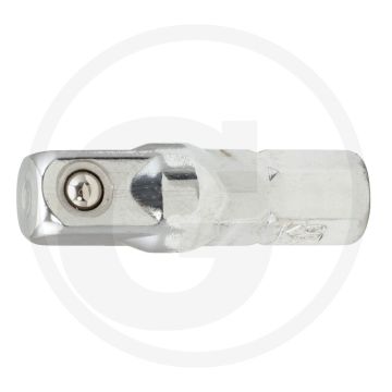 Ks tools 1/4" bit-adapter-stecknuss - chrom vanadium stahl - 15g