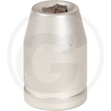 Ks tools 3/8" bit-adapter-dopsleutel voor 1/4" bits, chrom vanadium, matt satiniert