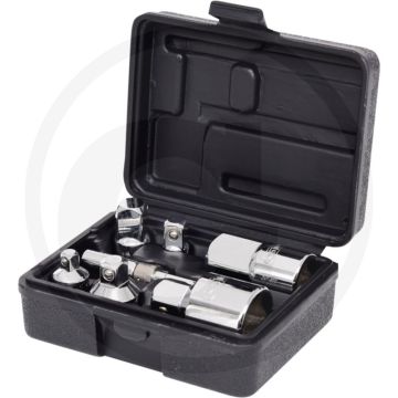 Ks tools 1/4"+3/8"+1/2"+3/4" Chromeplus, adaptateur d'agrandissement et d'entraînement carré conforme à la norme DIN 3120 - 130 x 99 x 52 mm