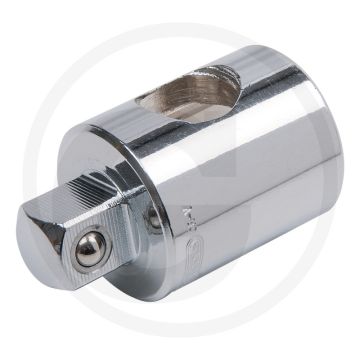 Ks tools 3/8" chromeplus® glijstuk / verloop-adapter, 1/2"f x 3/8"m - vierkantantrieb, kugelarretierung, din 3120, iso 1174