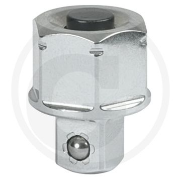 Ks tools 19mm tripleplus® inzet-dopsleutel-adapter, 19mmx3/8" - snellosfunctie