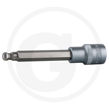 Ks tools 1/2" bit-dopsleutel, l=160mm, 5mm, binnenzeskant, +kogelkop, lange uitvoering
