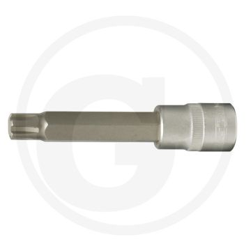 Ks tools 1/2" bit-dopsleutel ribe, l=110 mm, m12 - lange uitvoering