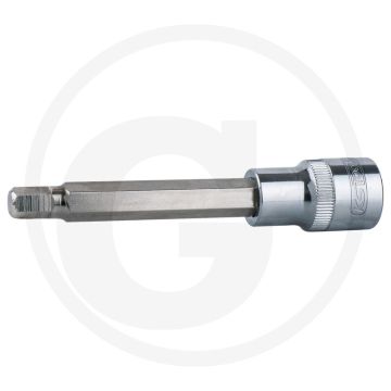 Ks tools 1/2" chromeplus bit-stecknuss innensechskant, lang - 11,0 mm, din 3120, iso 1174