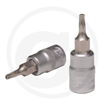 Ks tools 1/4" bit-dopsleutel 5 ster +boring,ts50 - super chroom-vanadiumstaal