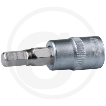 Ks tools 1/4" bit-stecknuss innensechskant, 10mm - din 7422, chrom vanadium stahl