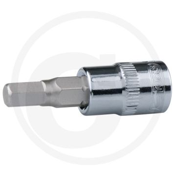 Ks tools 1/4" chromeplus® Bit-Steckschlüssel für Innensechskantschrauben, 2 mm - din 7422 - 8x15x35mm - Chrom-Vanadium