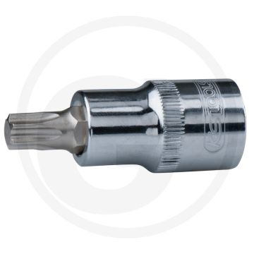 Ks tools 3/8" chromeplus® bit-dopsleutel voor tx-schroeven, t45 - hoogglans verchroomd, 50g