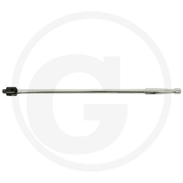 Ks tools 3/8" chromeplus® scharnier-steckgriff, 260 mm - vierkantantrieb, kugelarretierung, brünierter kopf