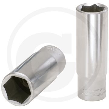 Ks tools 1/2" sechskant-stecknuss, lang, 36mm, chrom vanadium stahl, flank traction-profil