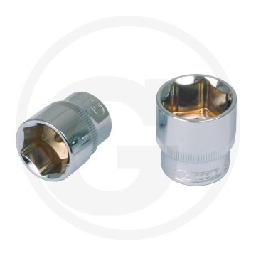 Ks tools 1/2" chromeplus® zeskant-dop, 1.1/4" - flanktraction-profil - 6-kant - hochglanz verchromt