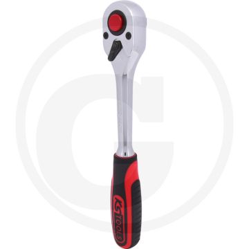 Ks tools 1/2" chromeplus® cliquet commutable, 72 dents - design ergonomique, 72-zahn ratschenmechanismus