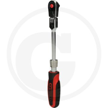 Ks tools 1/4" slimpower teleskop-gelenk-umschaltknarre - 72-zahn ratschenmechanismus