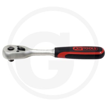 Ks tools 3/8" omschakelbare ratel, 45 tanden - ergonomische 2-komponentengreep
