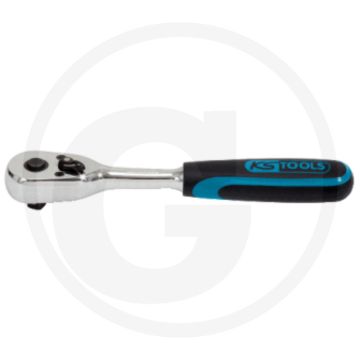 Ks tools 3/8" chromeplus® omschakelbare ratel, 45 tanden - ergonomisch ontwerp, 45-zahn ratschenmechanismus