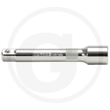 Ks tools 1/2" chromeplus® verlengstuk, 125 mm - din 3123 / iso 3316 compatibel