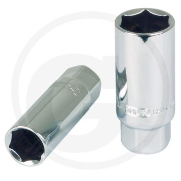 Ks tools 1/2" chromeplus® zündkerzen-stecknuss, 5/8" - lange ausführung, chrom vanadium