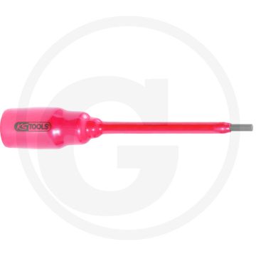 Ks tools 1/2" isolierte bit-stecknuss für binnenzeskant-schrauben, lang, 5 mm - tauchisolierung nach iec 60900