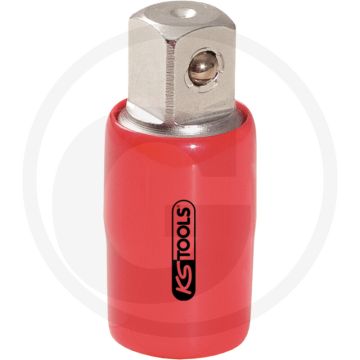 Ks tools geïsoleerde vergrotingsadapter, 1/4"fx3/8", l(mm): 39