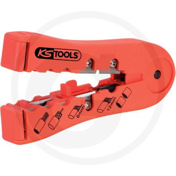 Ks tools abisolierwerkzeug für datenkabel, 2,5-12 mm - rundumschnitt, sicherheitsverriegelung