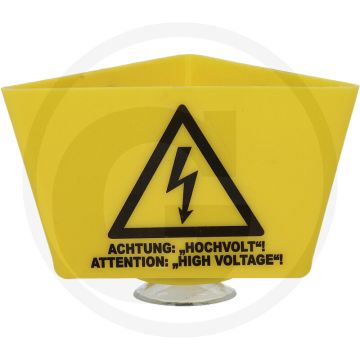 Ks tools dachaufsteller m. blitzsymbol / saugnapf - 2-seitig beschriftet, wetterfest, kratzgeschützt - höhe: 85mm