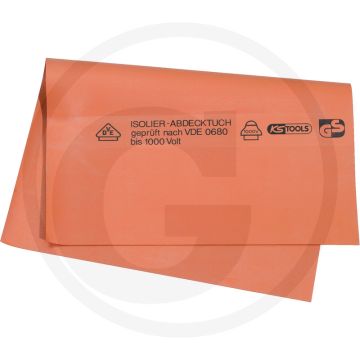 Ks tools isoliertes gummiabdeckungstuch 600x600mm 1,0mm - vde 0680/1 din en 60903