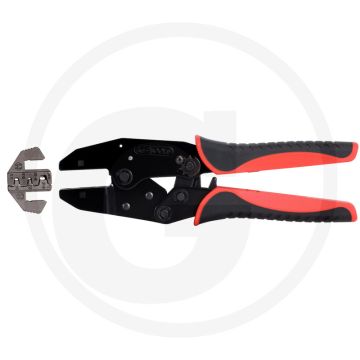 Ks tools Crimpzange für Steckhülsen awg 14 - 22, mit Zwangssperre