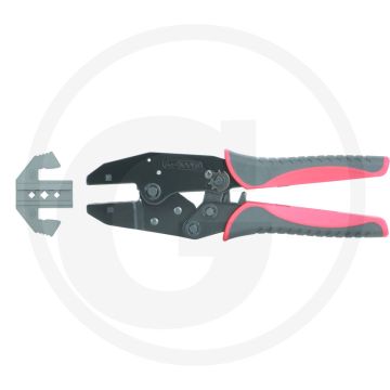 Ks tools krimptang v.steekhulzen - met ratelfunctie